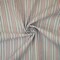 White-Blue-Red Stripe Cotton Broadcloth Woven Fabric By the Yard